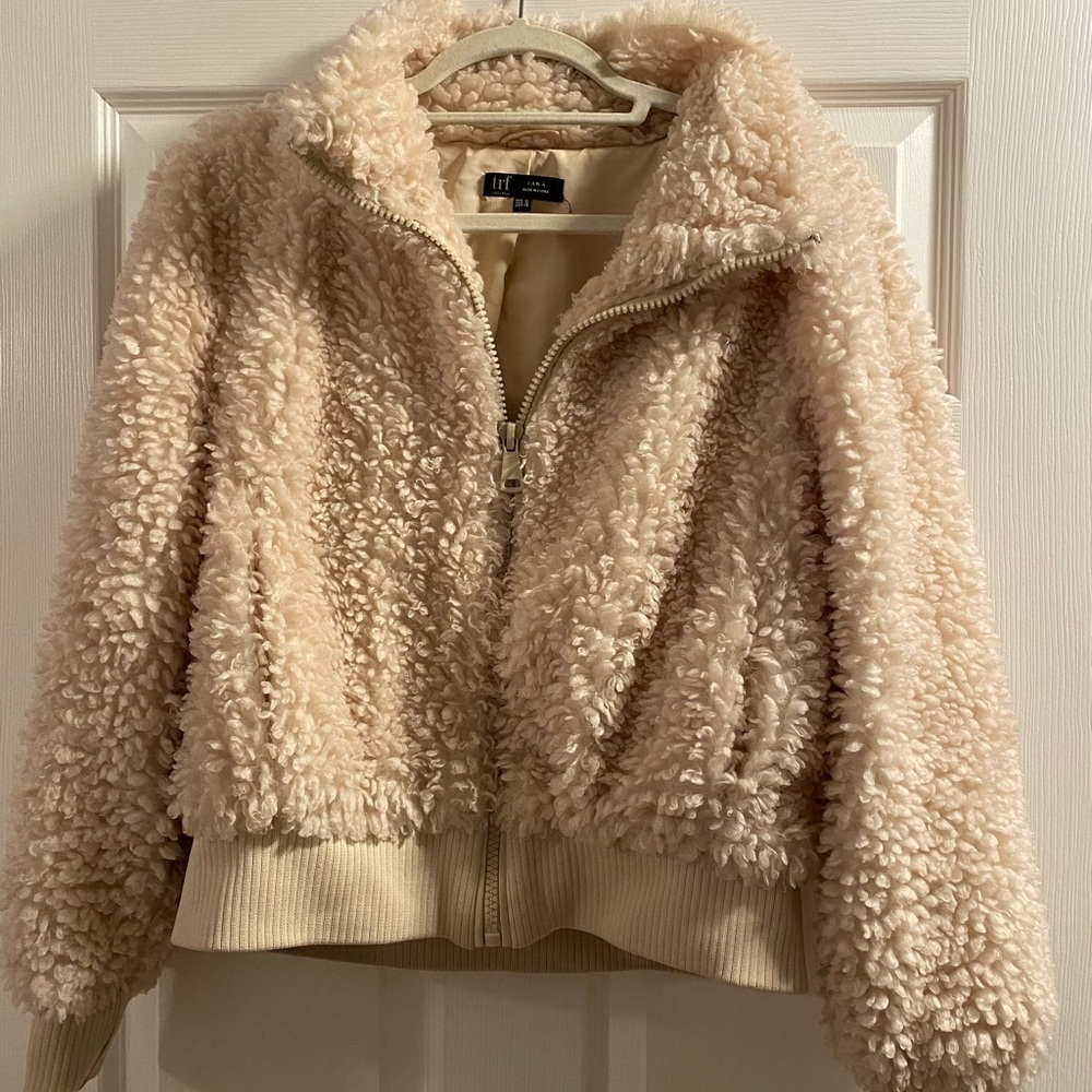 Zara Fuzzy Coat